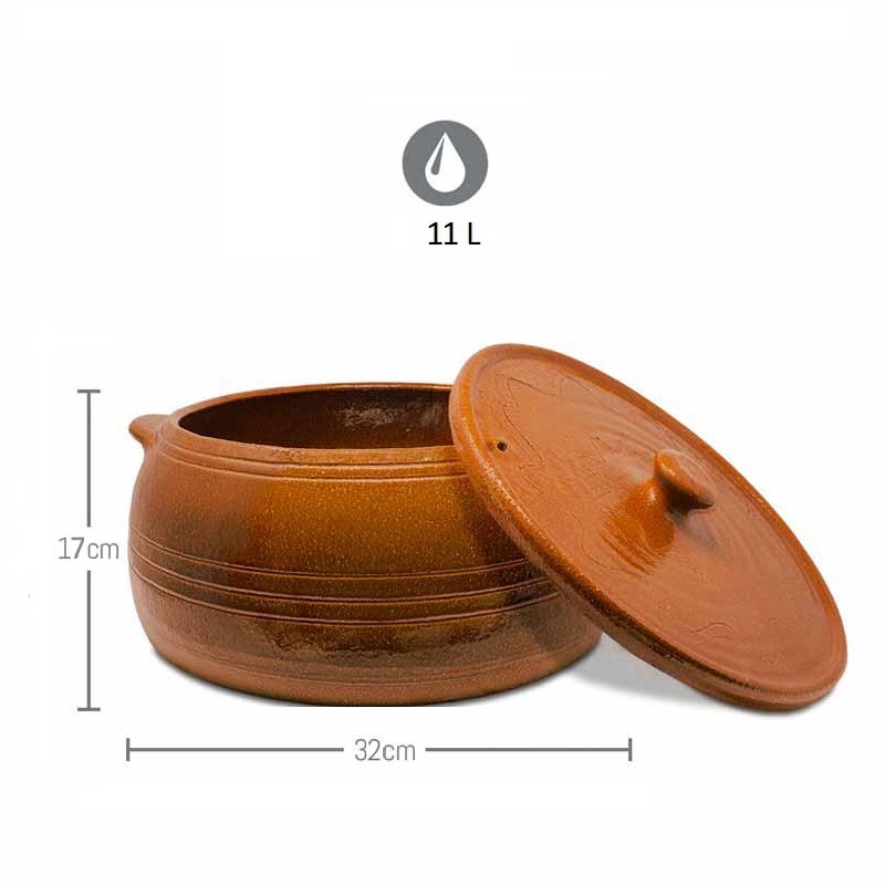 Olla o Puchero de Barro Fabricación artesanal