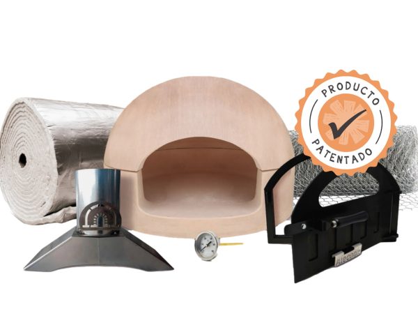 Kit de construcción de horno de leña BUNKER con aislantes