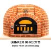 Imagen de horno de leña Alecok modelo Bunker Venecia 86 recto
