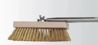 Cepillo de madera con mango para Horno de leña