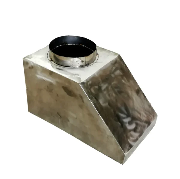 Conducción de humos para barbacoa de hormigón