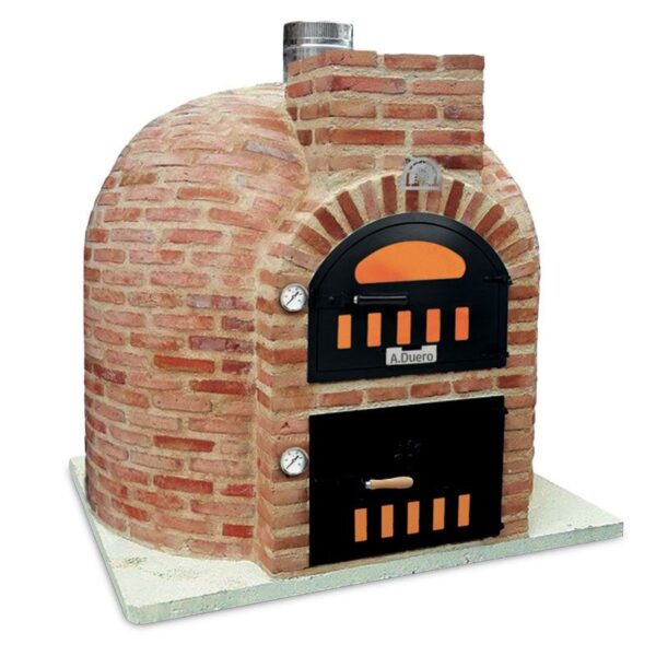 Horno de leña envolvente con hornilla