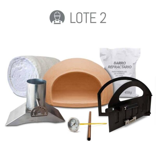 Kit con aislantes para hacer un Horno de Leña Tradicional