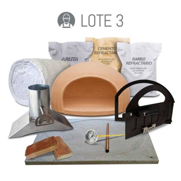 Kit completo para construir Horno de Leña Tradicional
