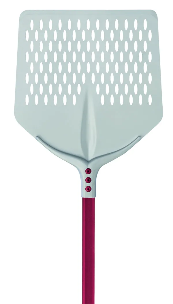 Pala de pizza en aluminio Anodizado Perforada cuadrada