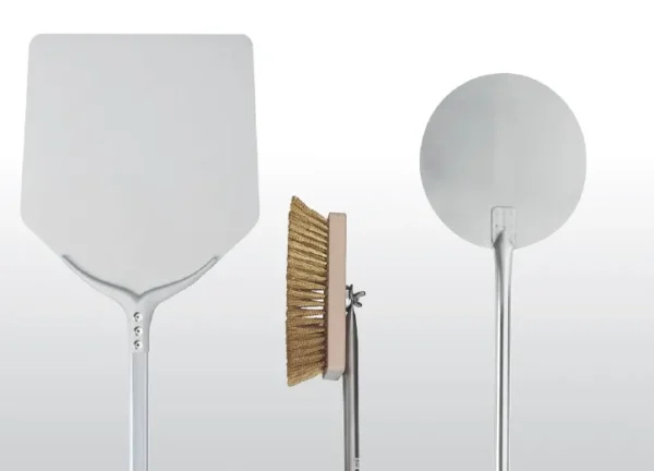 Set de Paletas  Lisas + cepillo para Horno de Pizza