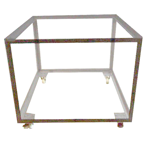 Soporte INOX con ruedas para horno de leña